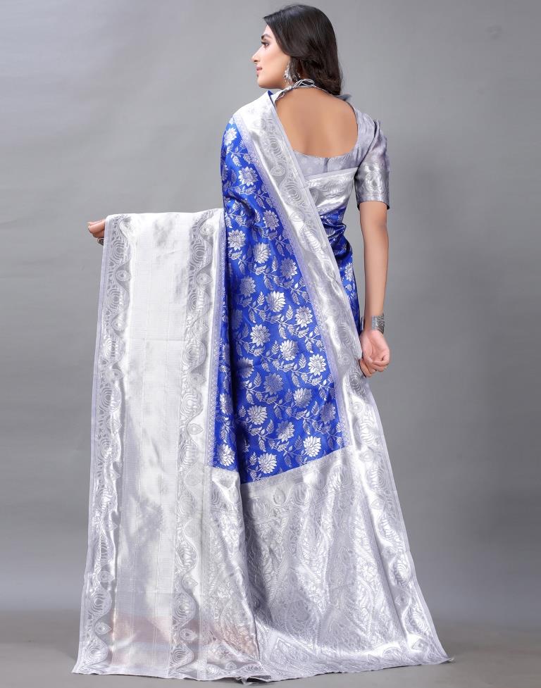 Royal Blue Silk Saree