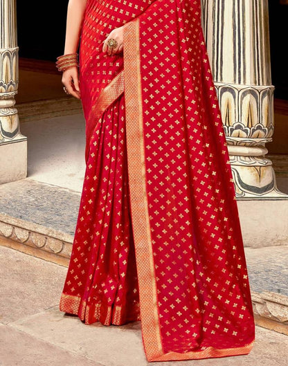 Red Silk Saree