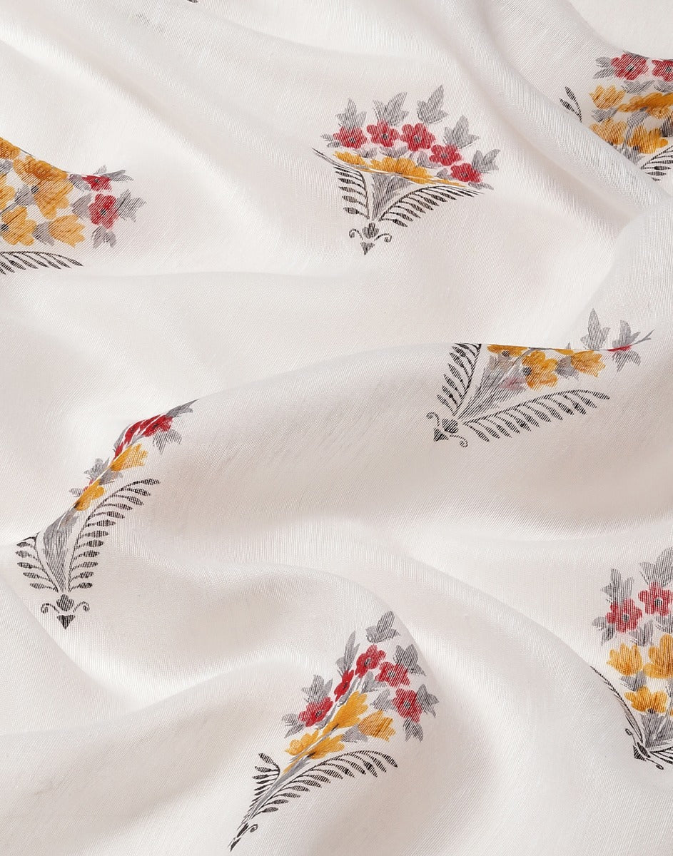 White Cotton Saree