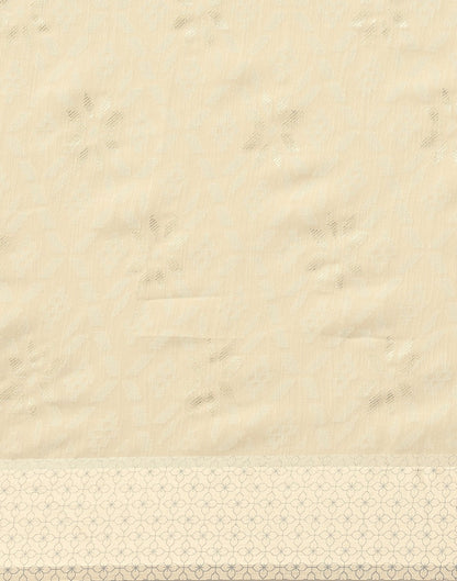 Beige Brasso Saree
