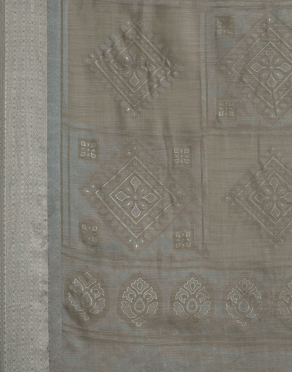 Grey Brasso Saree