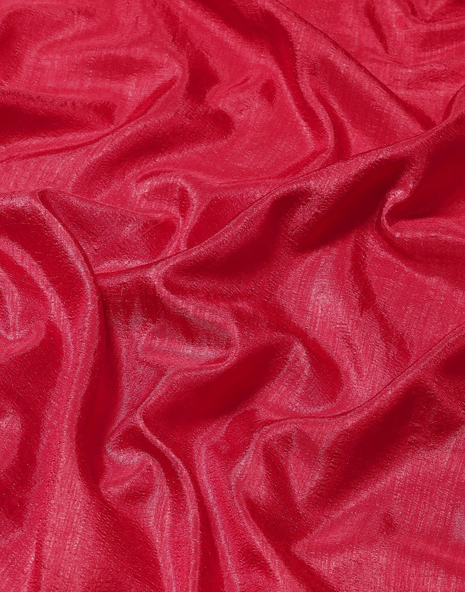 Maroon Silk Saree