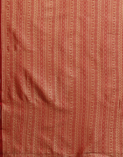 Red Banarasi Silk Saree