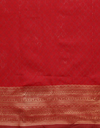 Red Banarasi Silk Saree