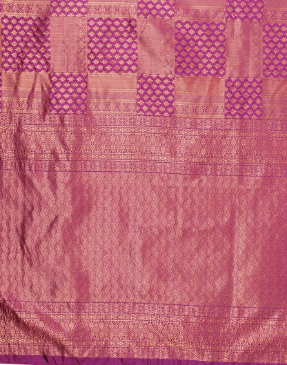 Wine Banarasi Silk Saree