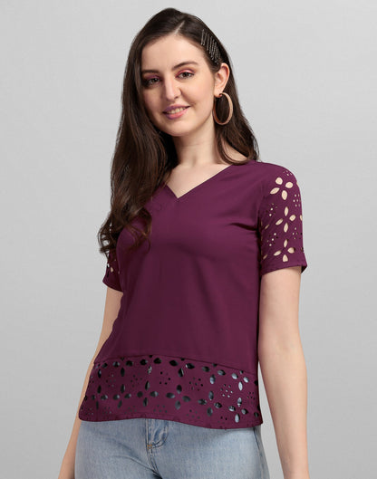 Wine Lacer Cut Top