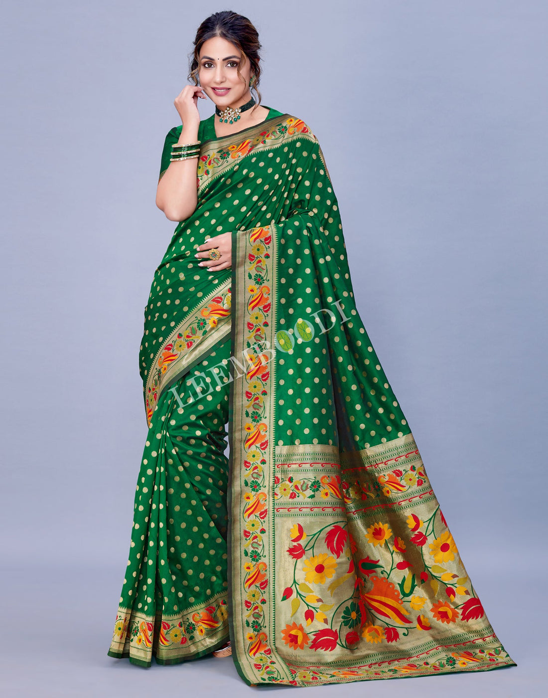 Green Silk Saree