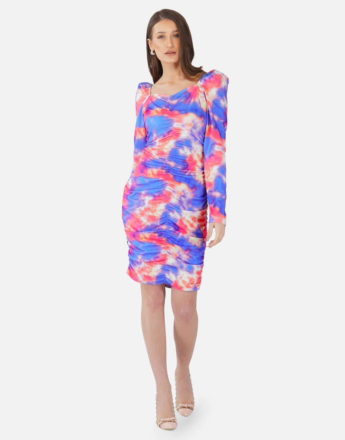 Multicoloured Tie and Dye Bodycon | SLV300TK8014