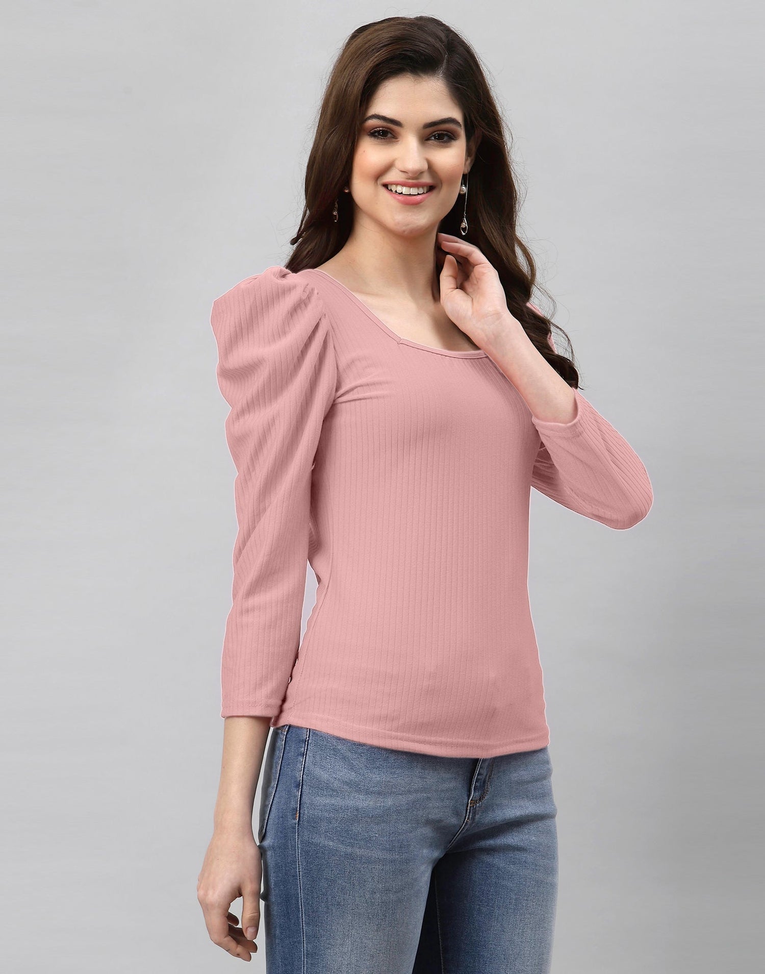 Light Pink Knitted Top
