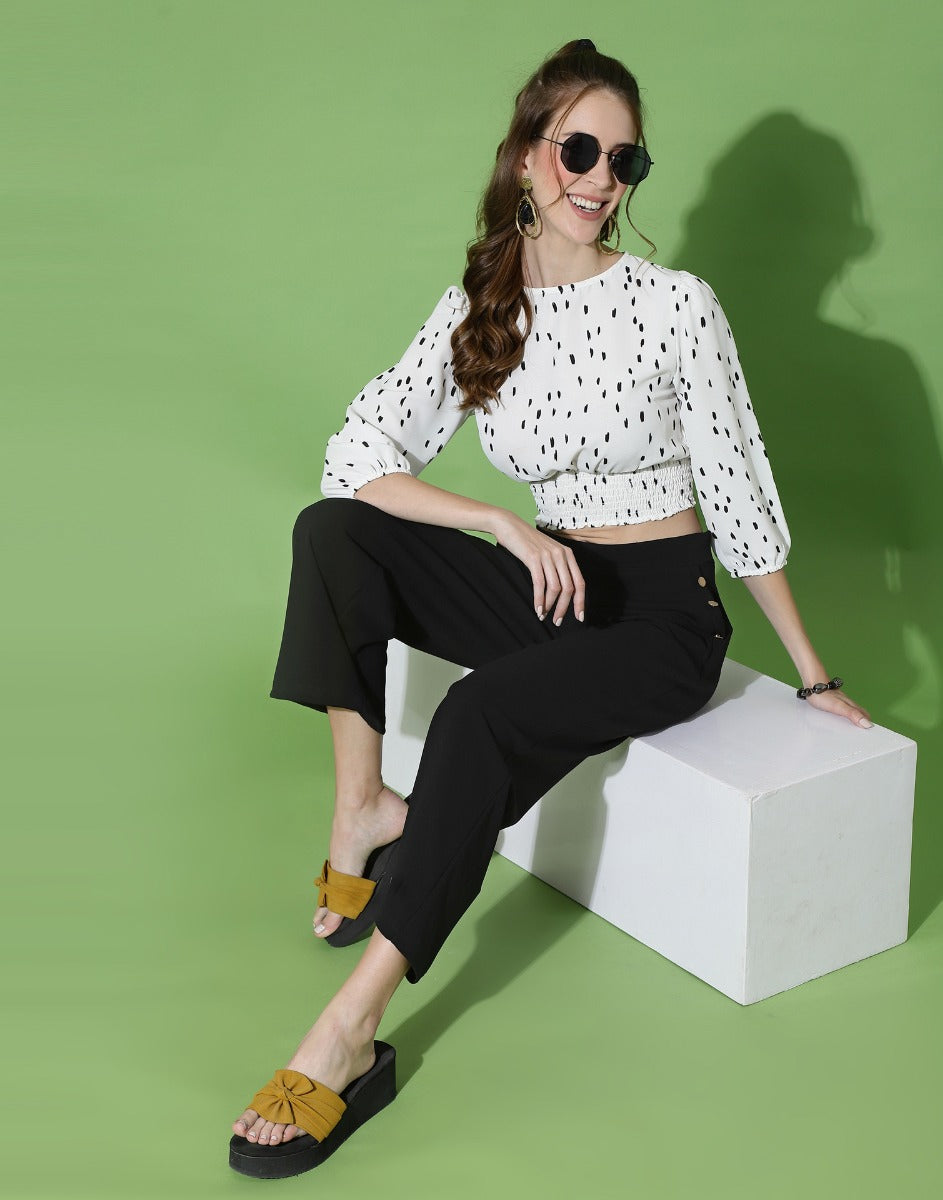 White Summer cool Top