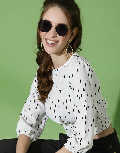 White Summer cool Top