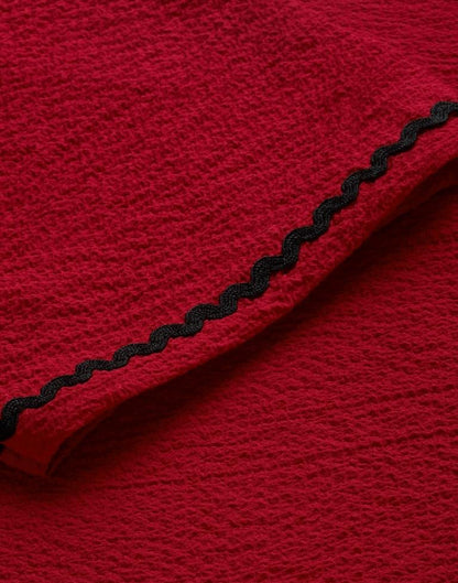 Red Solid Top