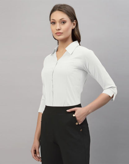 White Casual Shirt