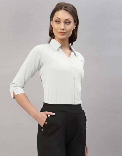 White Casual Shirt
