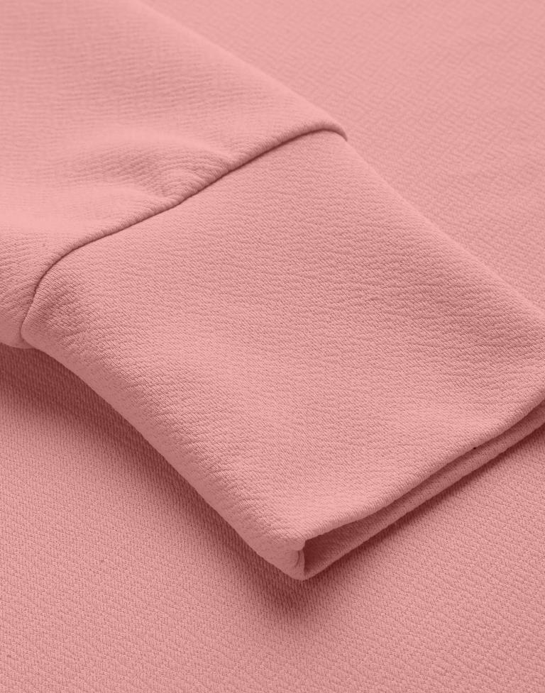 Peach Puff Sleeve Top