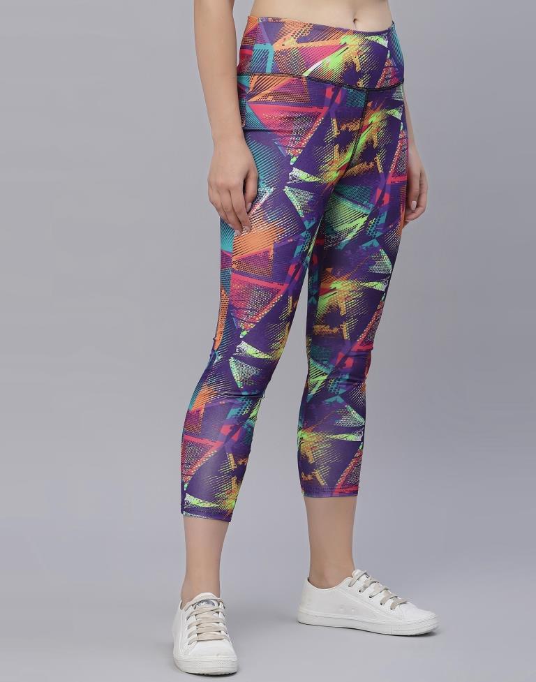 Multicolour Printed Track Pant