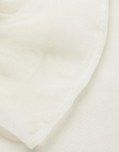 White Puff Sleeve With Strap Top