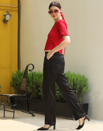 Red Solid Top