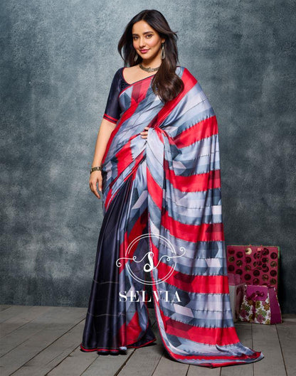 Multicoloured Silk Saree